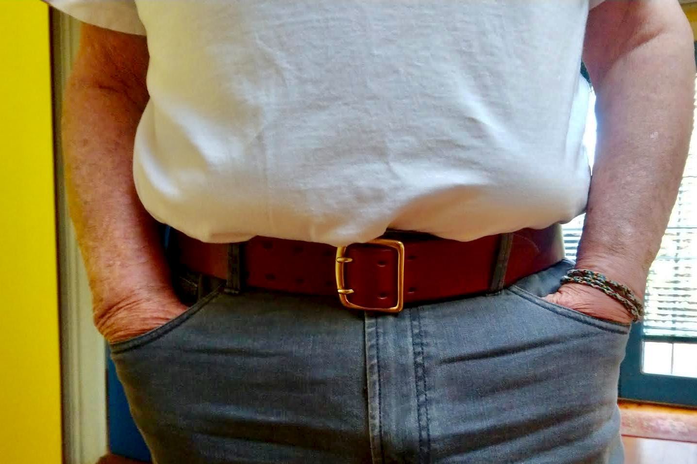 Customer photo review of The Wide Belt