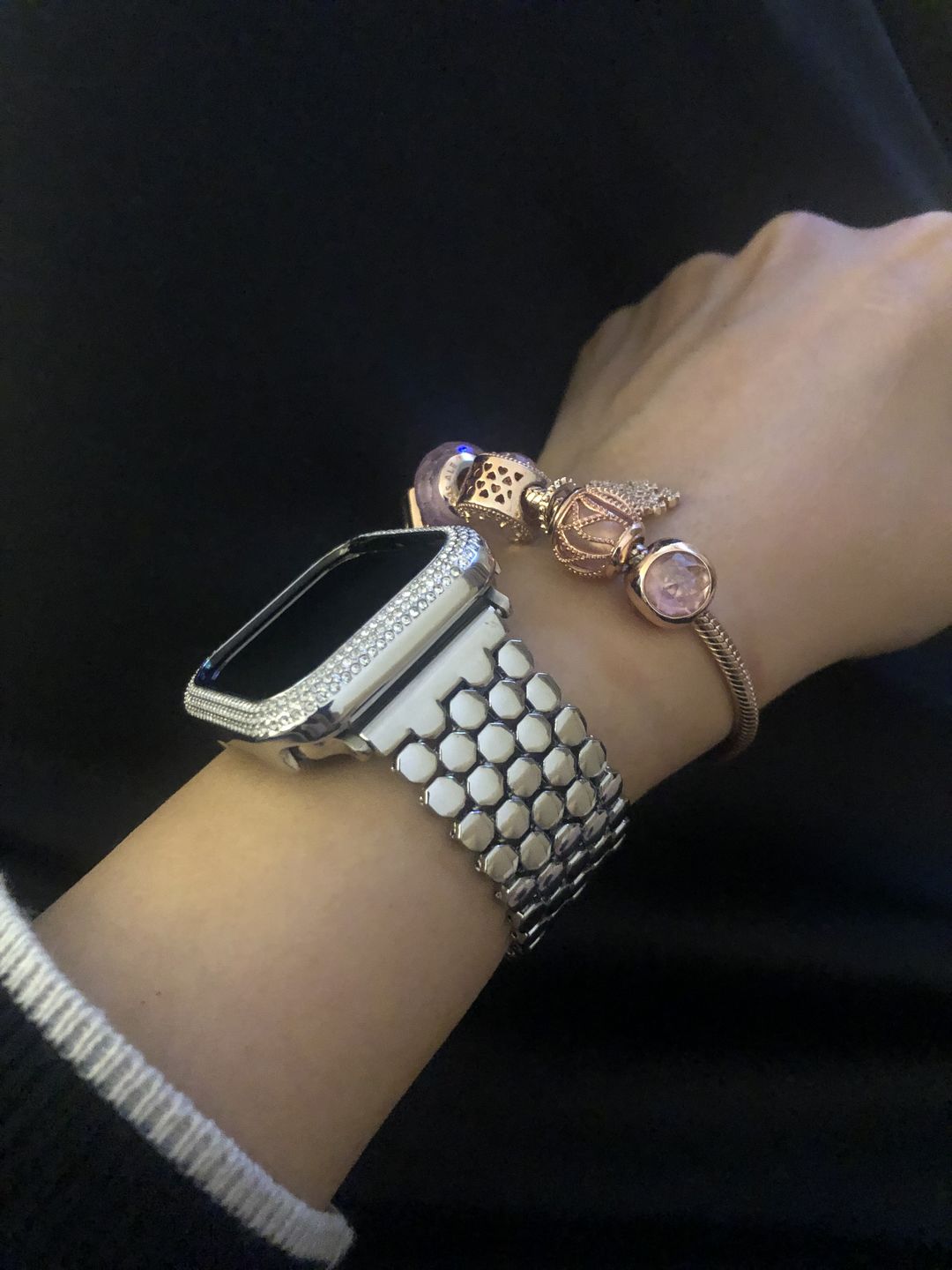 Customer photo review of Poseidon Stainless Band (4 Colours)
