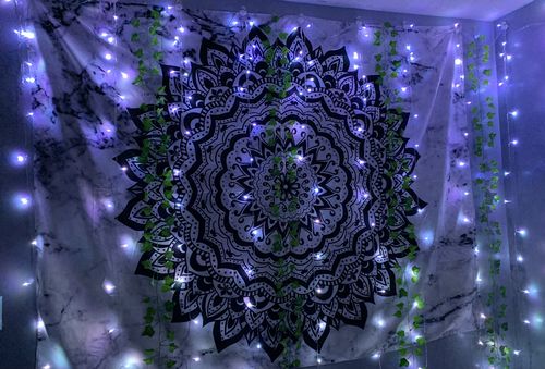 Customer photo review of DormVibes Color Changing Wall Lights