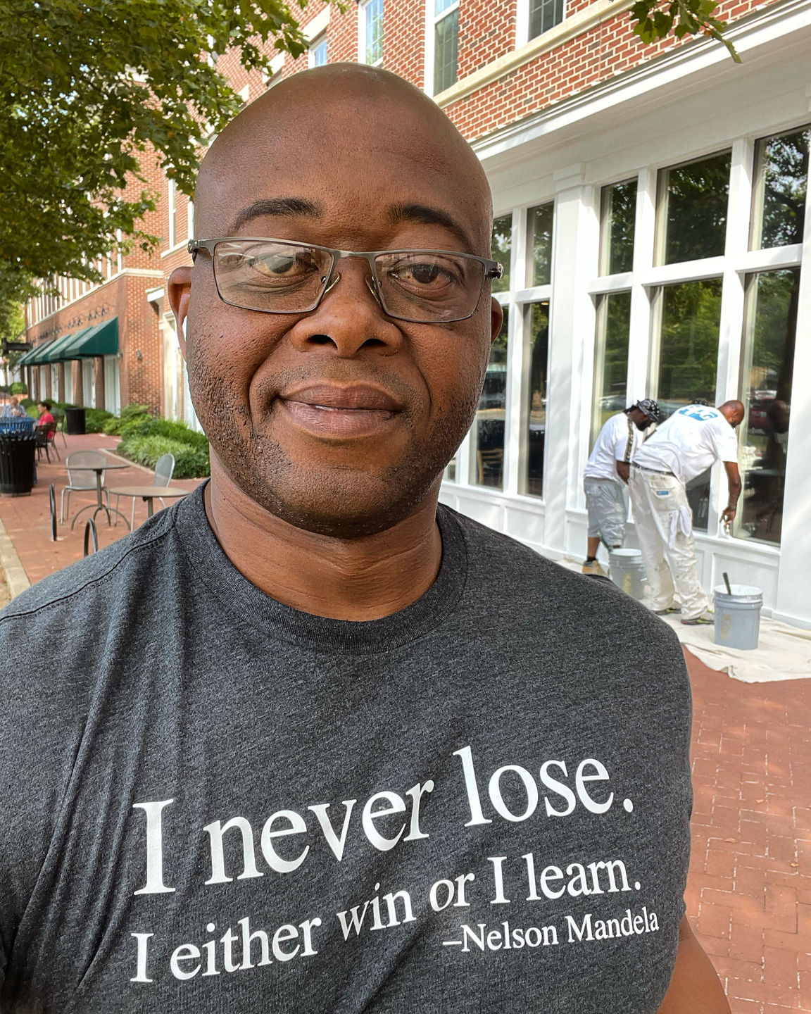 Customer photo review of I Never Lose -Nelson Mandela