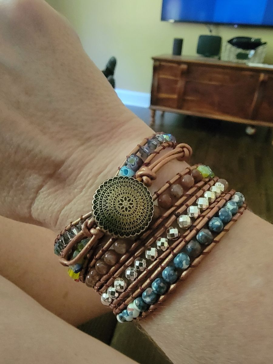 Customer photo review of Imperial Flower Protection Wrap Bracelet