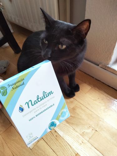 Customer photo review of Eco-Tiras de Detergente 40 lavados Natulim