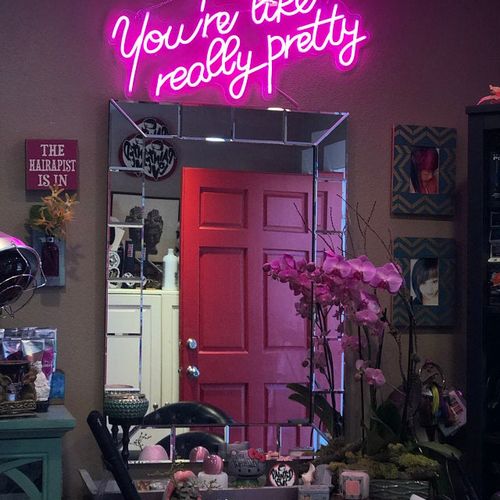 Customer photo review of 'There is a light that never goes out' neon sign