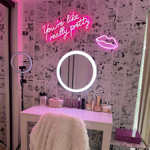 Customer photo review of 'There is a light that never goes out' neon sign