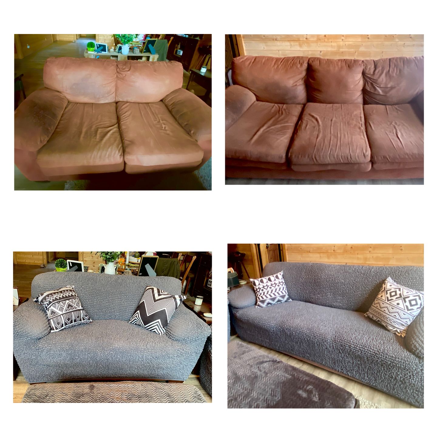 Customer photo review of Sofa 3 Seater Slipcover, Comfort Collection