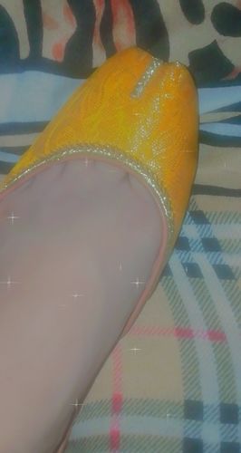 Customer photo review of Yellow Color Ethnic Khusa EC7095