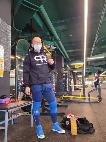 Customer photo review of PR Personal Record Big Logo Hoodie - Black