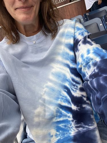 Customer photo review of Neil Sweatshirt - Indigo / Periwinkle