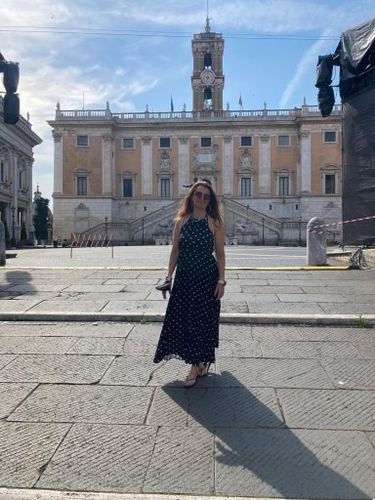 Customer photo review of Fashion polka dot sleeveless dress