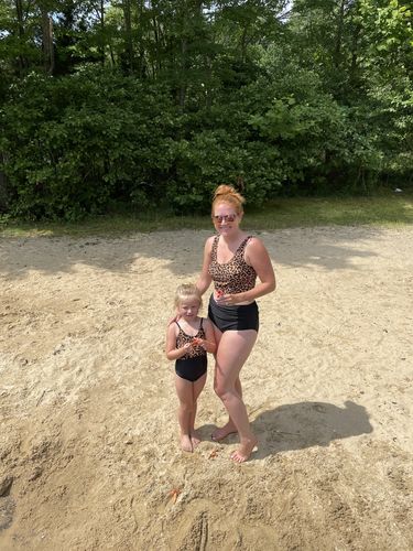 Customer photo review of Traveler Top | Leopard Print