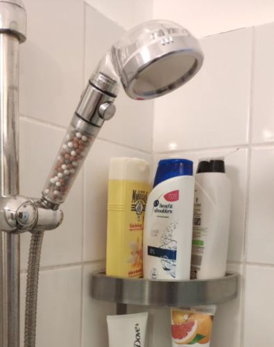 Customer photo review of The Stone Ion Shower™