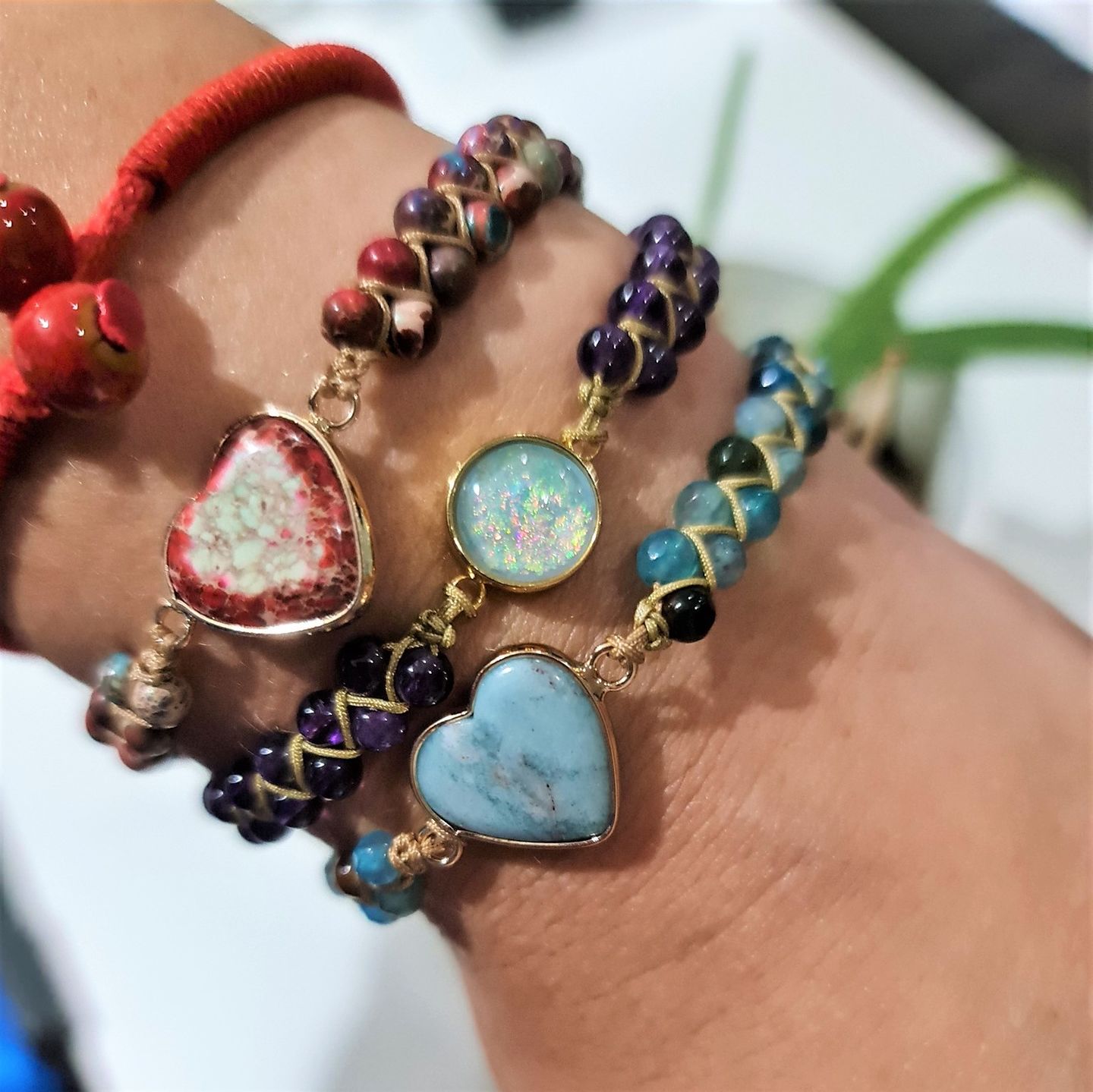 Customer photo review of From the Heart Amazonite Bracelet