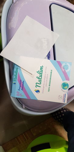 Customer photo review of Eco-Tiras de Detergente 40 lavados Natulim