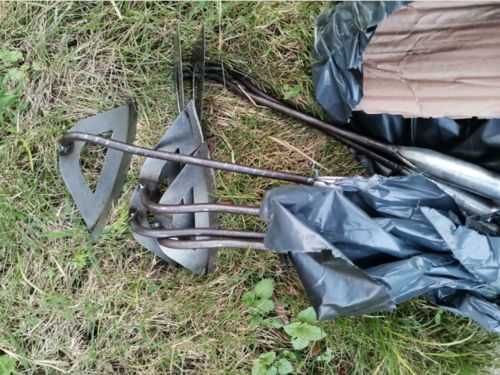 Customer photo review of All-steel Hardened Hollow Hoe
