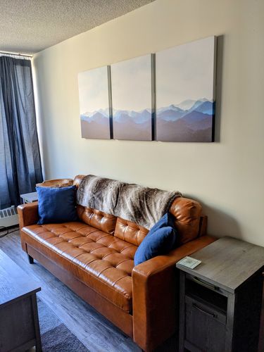 Customer photo review of 'Conquer' Canvas Art