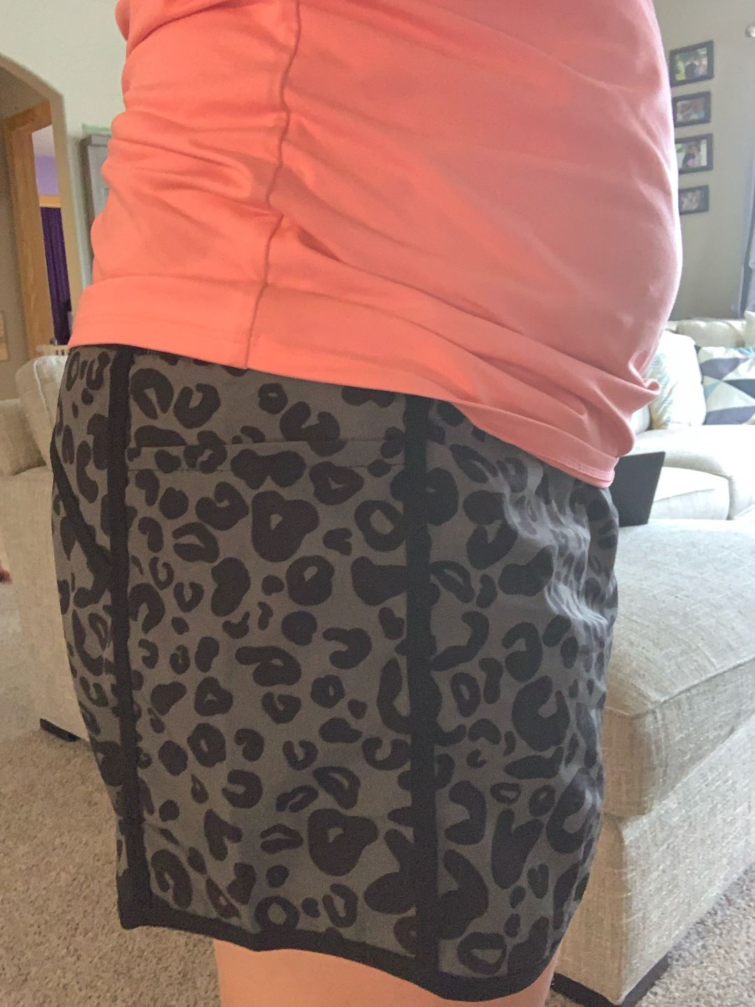 Customer photo review of Elite Shorts - 3.5''- Grey Leopard