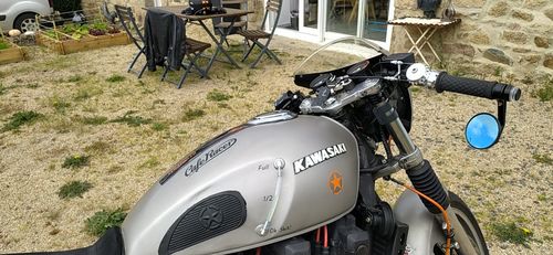 Customer photo review of Poignée de gaz engrenage finition aluminium