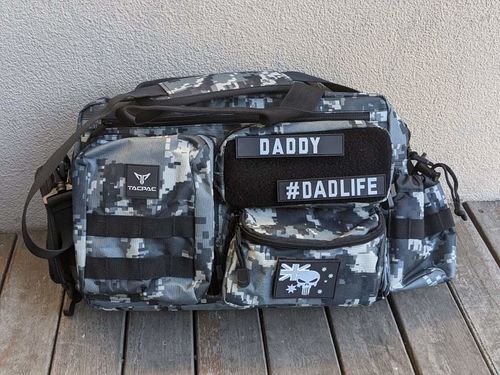 Customer photo review of Tacpac 'Recon 2.0' Digital Camo Nappy Bag Set