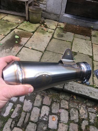 Customer photo review of Silencieux mégaphone Inox Universel sur mesure