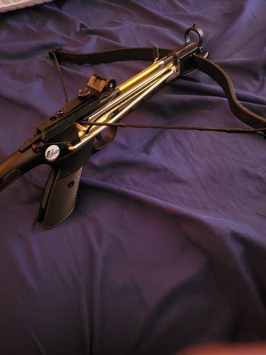 Customer photo review of MINI CROSSBOW (SELF COCKING)