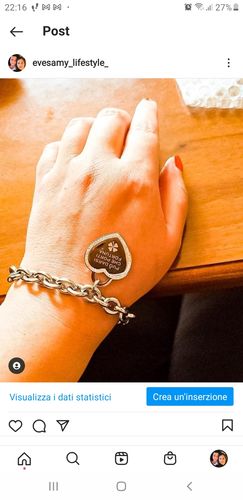 Customer photo review of Braccialetto Cuore