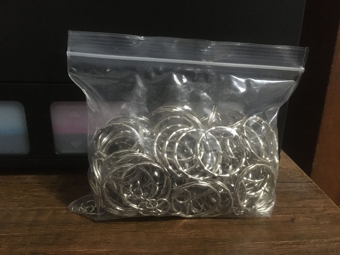 Customer photo review of Pack 100 Argollas de llavero