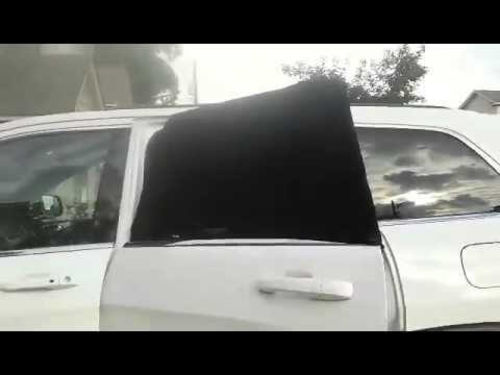 Customer photo review of Toxdo Universal Car Window Screens
