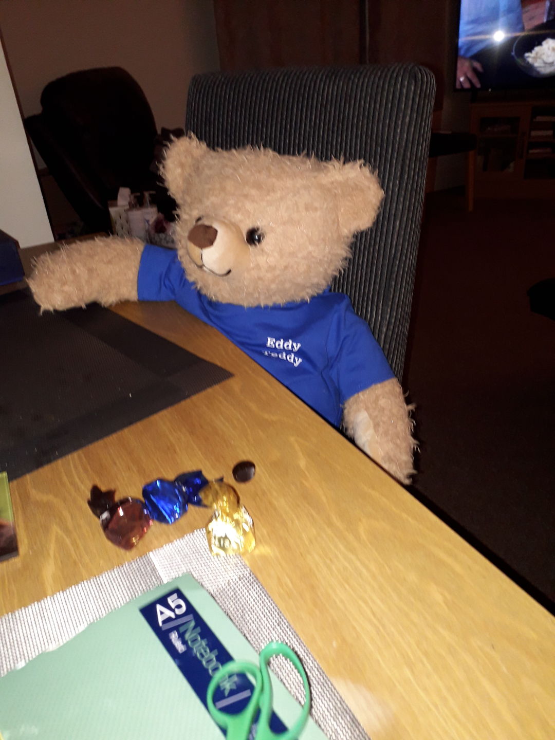 Customer photo review of 65cm Original Eddy the Teddy