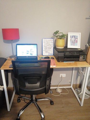 Customer photo review of Escritorio MIMA 120 x 50 Blanco