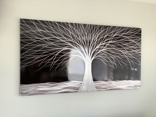 Customer photo review of Tree of Light - Aluminium Wall ART - MA10