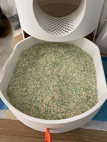 Customer photo review of Furrytail Michu Natural Clumping Tofu Cat Litter 2.5kg/6L