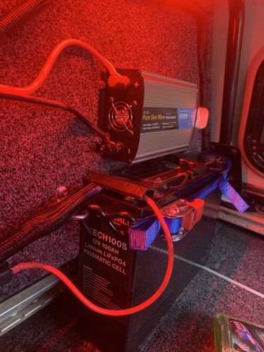 Customer photo review of 100Ah 12V Lithium Ion Battery Slim LiFePO4 Deep Cycle Camping RV Solar ITECH100S