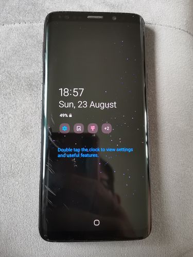 Customer photo review of Samsung Galaxy S9 64GB Midnight Black (O2) - Used