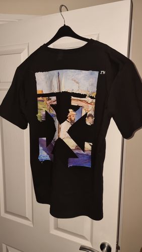 Customer photo review of OFF WHITE Painting T-Shirt