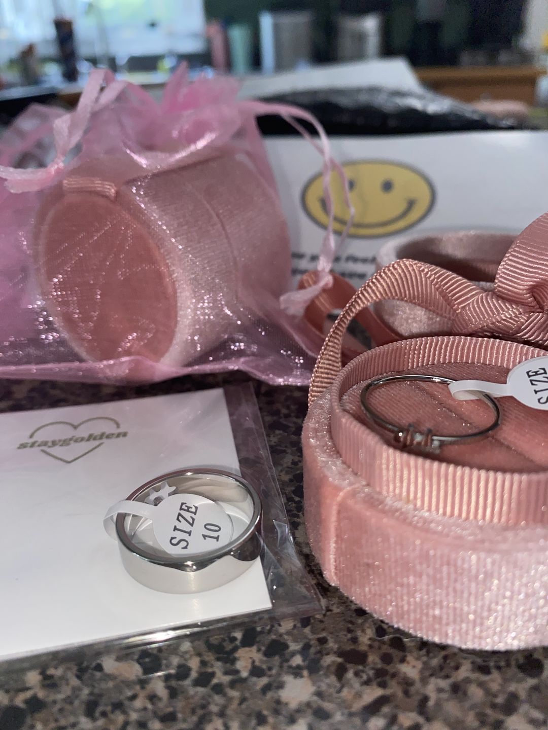 Customer photo review of You Complete Me Puzzle Couple Ring (not a set)