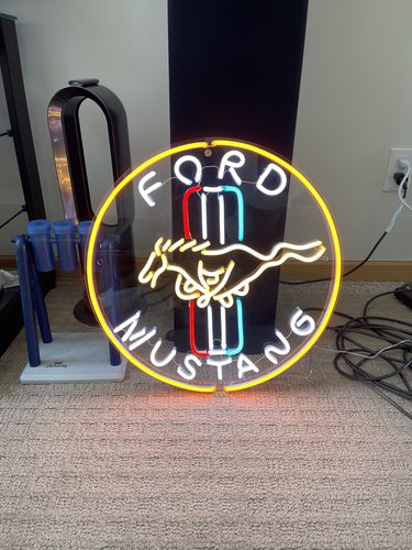 Customer photo review of Neon Horse Sign