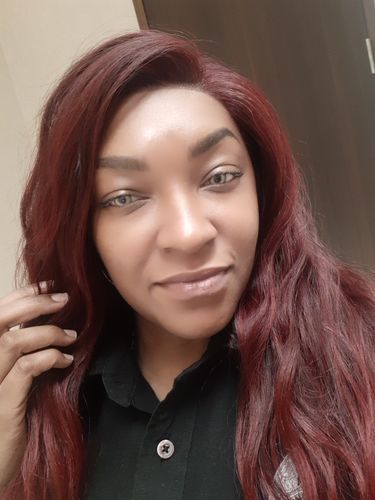 Customer photo review of Cynita Brown Contact Lenses(12 months wear)