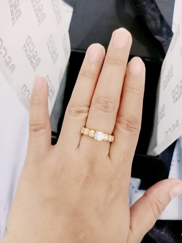 Customer photo review of .50ct Milan Engagement Ring