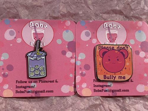 Customer photo review of Custom Enamel Pins