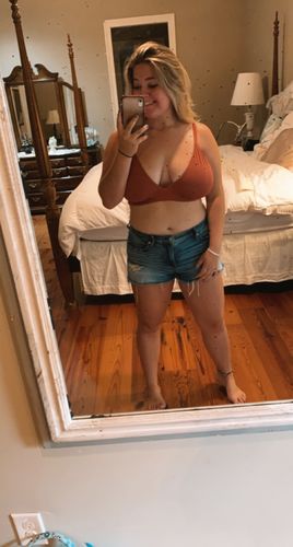 Customer photo review of 'Uplift' Plunging Bikini Top