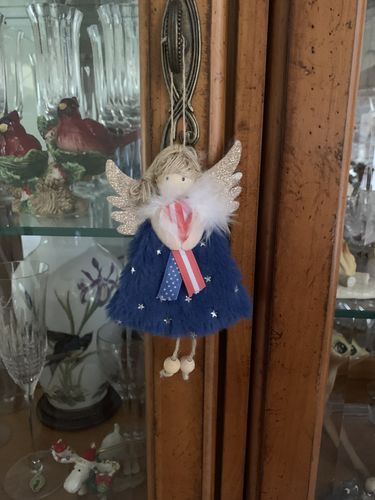 Customer photo review of NEW - Handmade 4th of July Angels