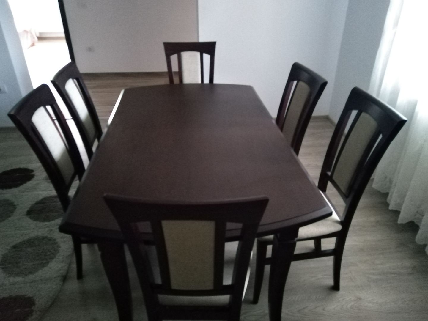 Customer photo review of Masa living FRYDERYK, nuc inchis, 160/240x90x74 cm