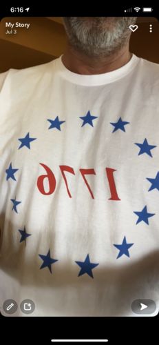 Customer photo review of 4th of July Special | 1776 Stars Tee