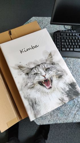 Customer photo review of Individuelles Haustierporträt - Leinwanddruck