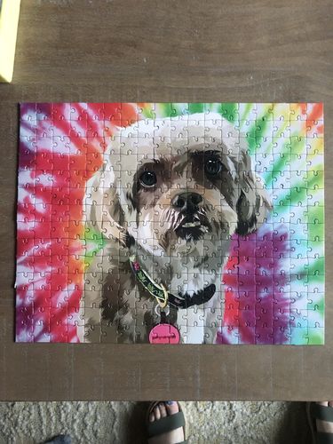 Customer photo review of NEW! Custom Pet Puzzle