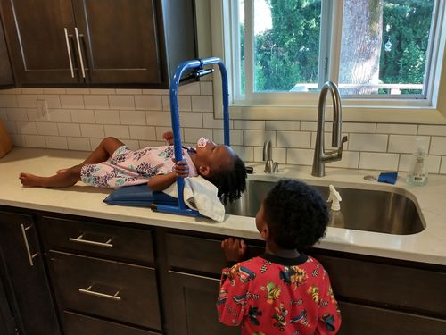 Customer photo review of Shampoo Mat Mini