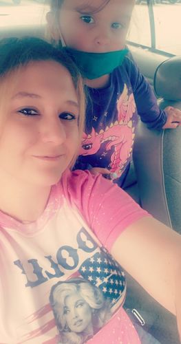 Customer photo review of Cute Dolly for President Tee