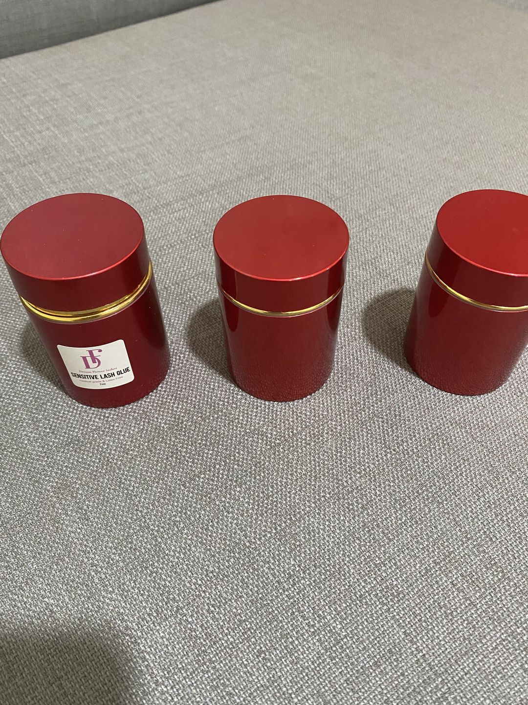 Customer photo review of Japan Low Irritation Lash Glue for Eyelash Extension