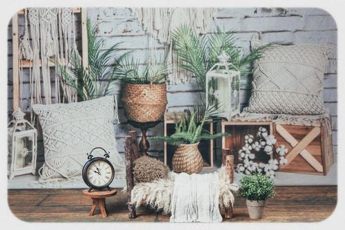 Customer photo review of Kate Summer Mother's Day Bohemia Tapestry Backdrop Designed by Emetselch