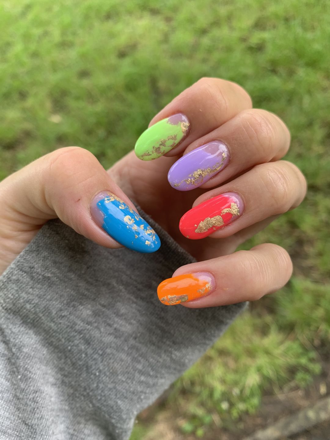 Customer photo review of Semilac 570 Neon Watermelon UV Gel Polish 7ml